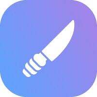 diseño de icono creativo de cuchillo vector