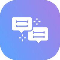 Conversation Creative Icon Design vector