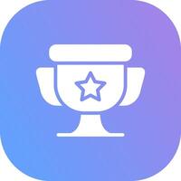 Trophy Creative Icon Design vector