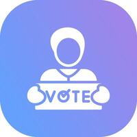 Supporter Creative Icon Design vector