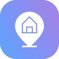 Property Location Creative Icon Design vector