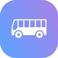 Bus Creative Icon Design vector