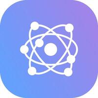 Atom Creative Icon Design vector