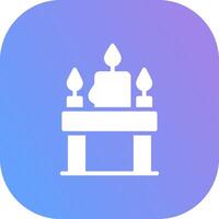 Candles Creative Icon Design vector