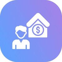 Broker Dealer Creative Icon Design vector