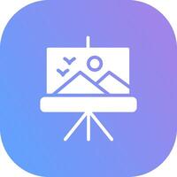 Canvas Creative Icon Design vector