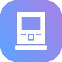 Atm Machine Creative Icon Design vector