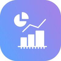 Statistical Analysis Creative Icon Design vector
