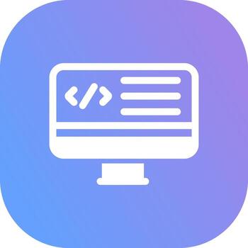 Web Programming Creative Icon Design vector