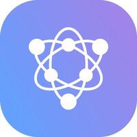 Atom Creative Icon Design vector