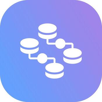 desestructurado datos creativo icono diseño vector