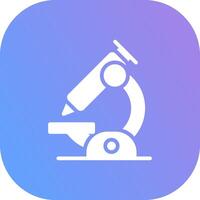 Microscope Creative Icon Design vector