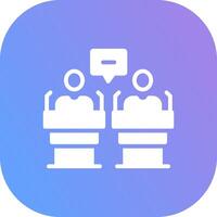 Debate Creative Icon Design vector