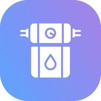 Water Filter Creative Icon Design vector