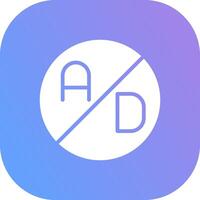 Ad Blocker Creative Icon Design vector