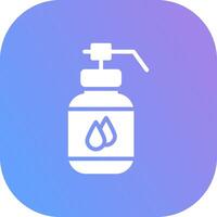 Shampoo Creative Icon Design vector