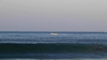 estremamente enorme grande surfer onde a spiaggia puerto escondido Messico. video