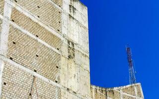 Huge gigantic ugly church building ruin in Puerto Escondido Mexico. photo