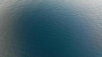 Aerial footage of pristine water surface video