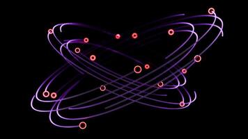 Neon Gravity Orbiting Balls VJ Loop video