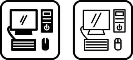 Computer Vector Icon