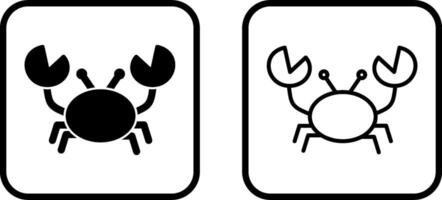 Crab Vector Icon