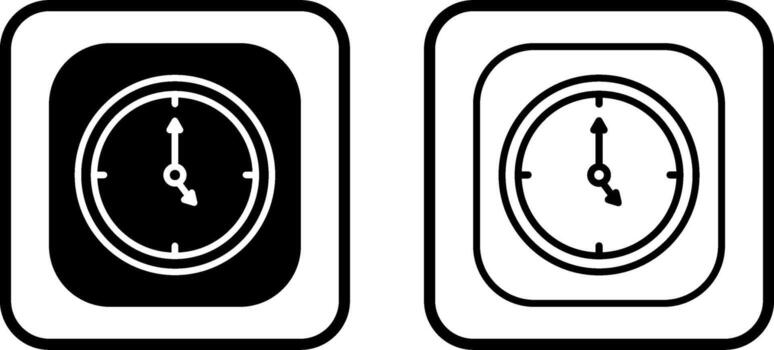 Clock Vector Icon