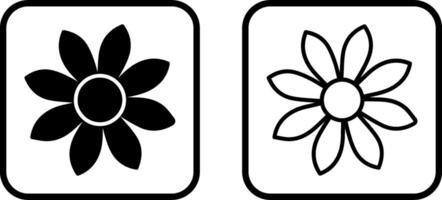 floral vector icono