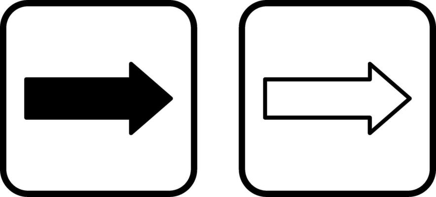 Arrow Right Vector Icon
