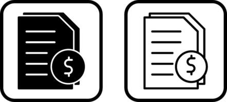 Invoices Vector Icon