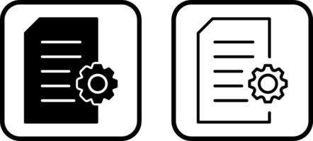 icono de vector de configuración