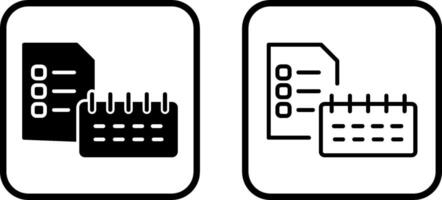 icono de vector de tareas