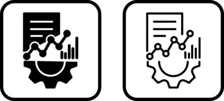 administrar icono de vector de datos