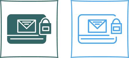 Locked Mail Vector Icon