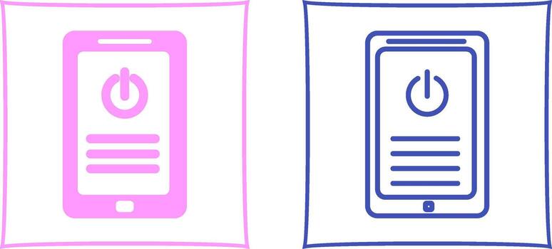 Shutdown Button Vector Icon