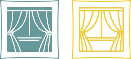 Curtains Vector Icon