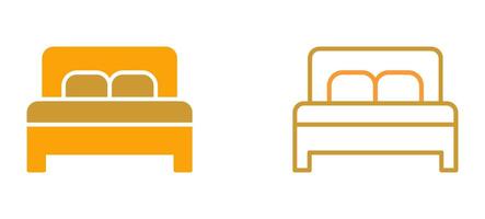 Double Bed II Vector Icon