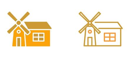 Windmill Vector Icon