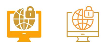 Internet Security Vector Icon