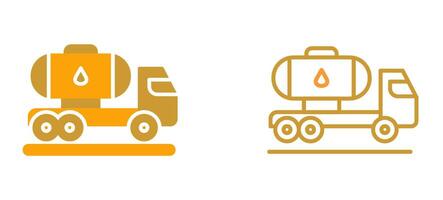 Tank Truck Vector Icon