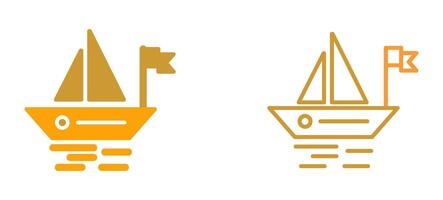 Small Boat Vector Icon