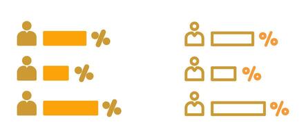 Voting Result Vector Icon