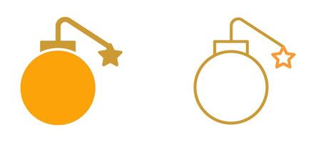 Exploding Cannon Ball Vector Icon