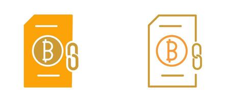 icono de vector de enlace