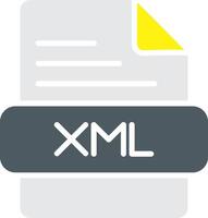 icono de vector xml