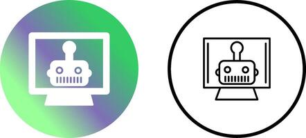 Artificial Bot Vector Icon