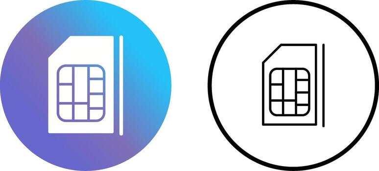 SIM card Vector Icon