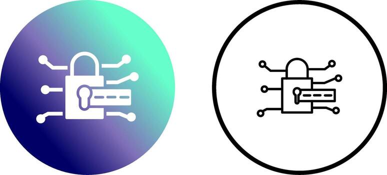 icono de vector de bloqueo de contraseña