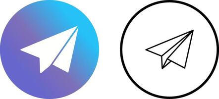 Paper Plane Vector Icon