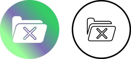 eliminar icono de vector